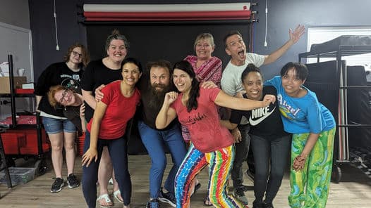 Railway City Improv performers together